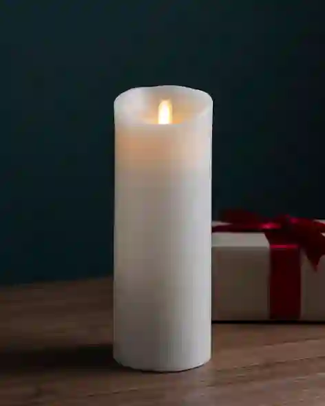 3英寸x 8英寸的奇迹火焰LED蜡柱蜡烛由香脂山欧宝体育com