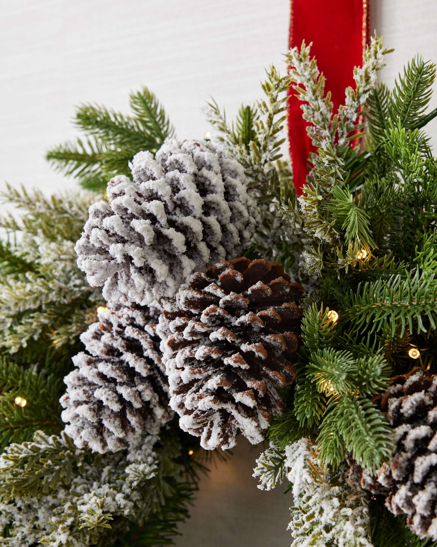 Couronne forêt hivernale de 28 po