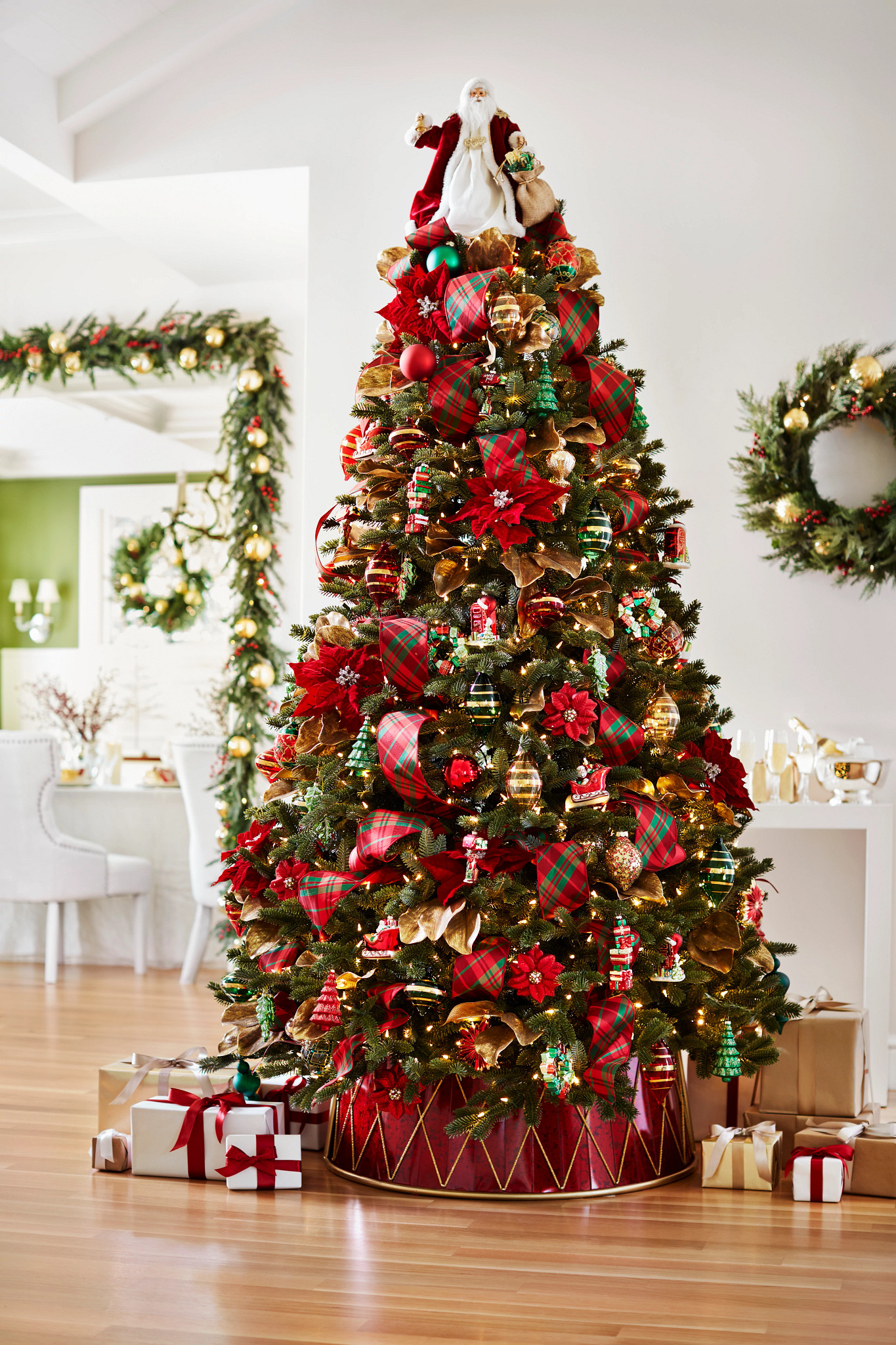 Christmas Drum Artificial Tree Collars Balsam Hill®