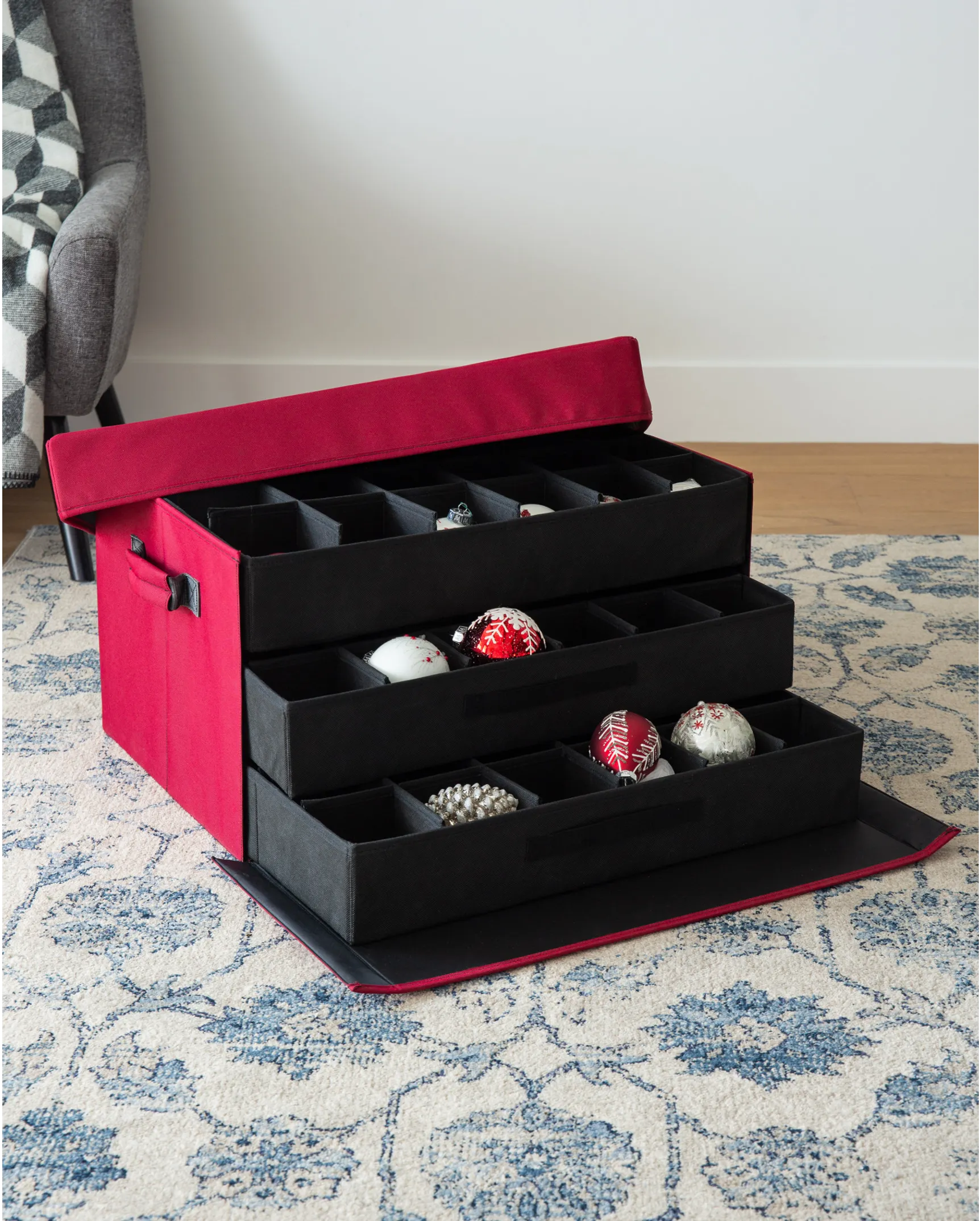 Durable Christmas Ball Storage Container Protects Your Valuable