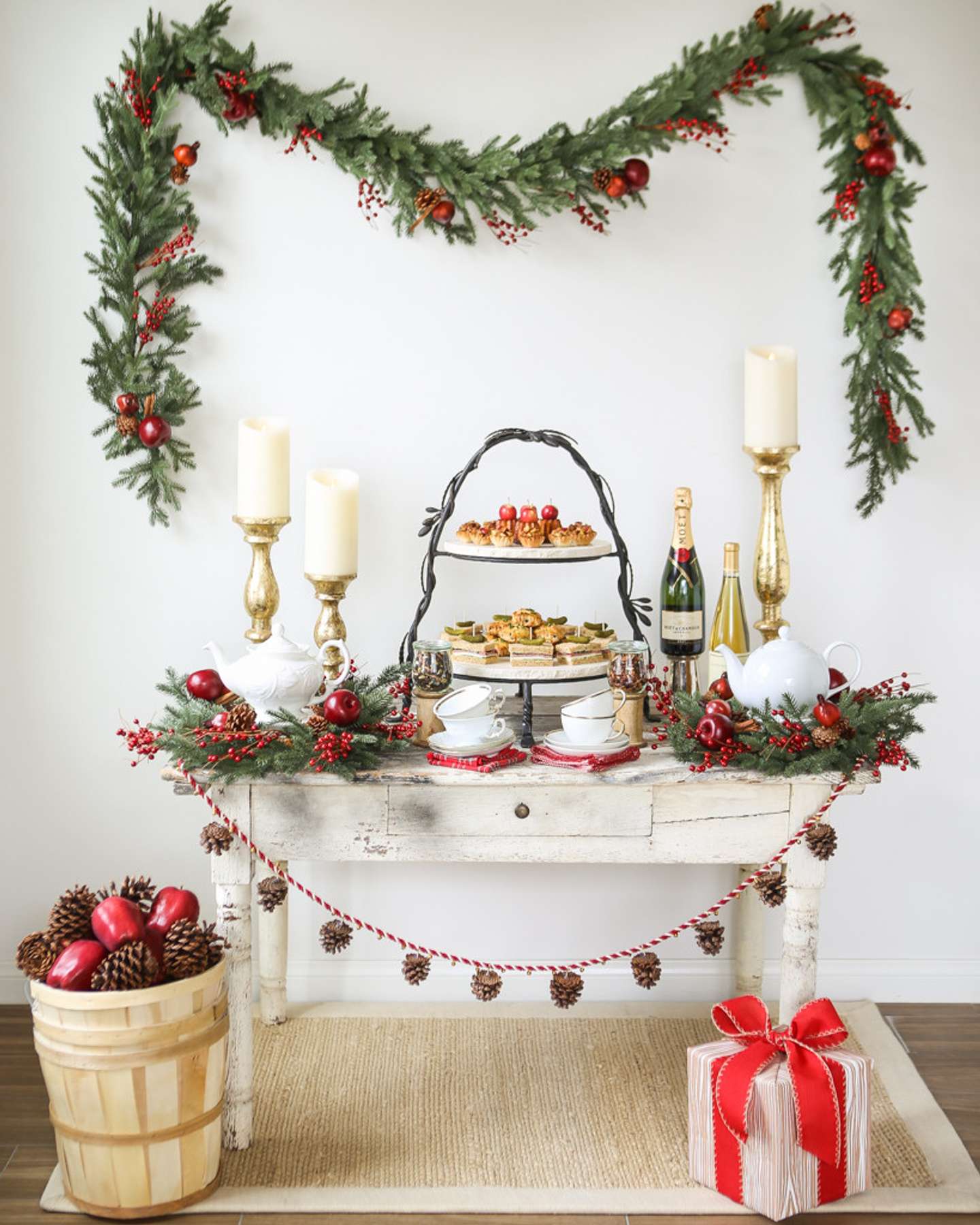 Balsam Hill Heritage Spice Artificial Christmas Wreath and Garland Thirsty for Tea Blog Feature
