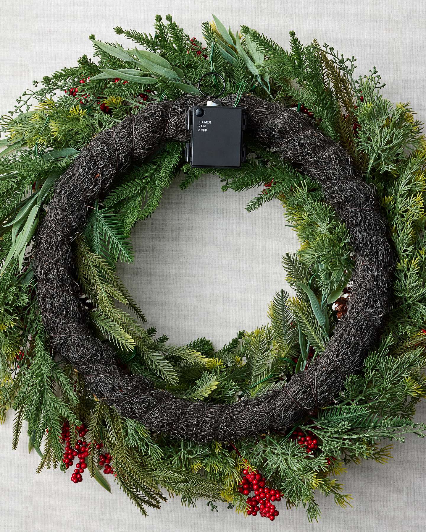 26" Winter Hearthside Wreath