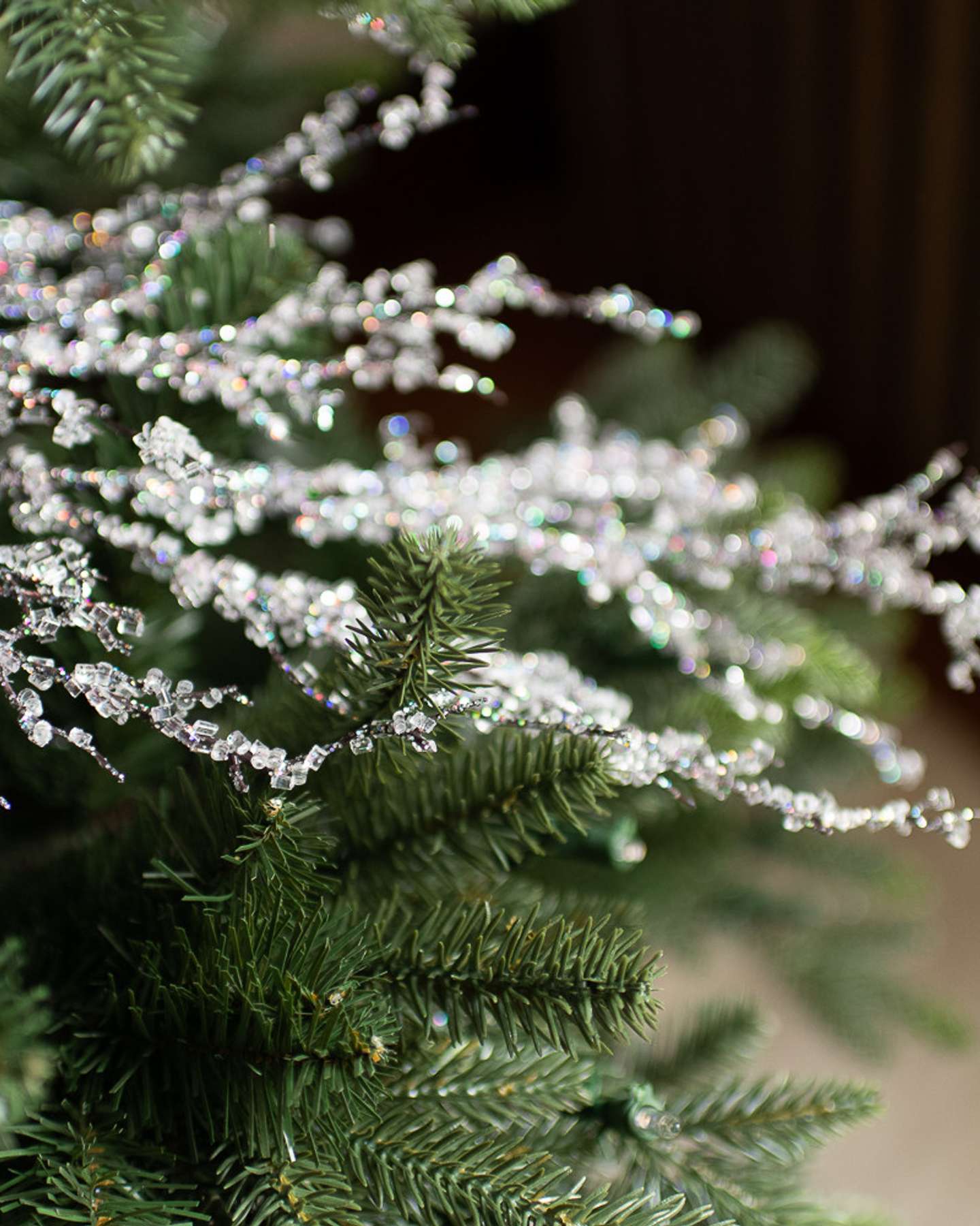 Balsam Hill Iced Glitter Twig Christmas Tree Picks Set of 6 Blog Feature