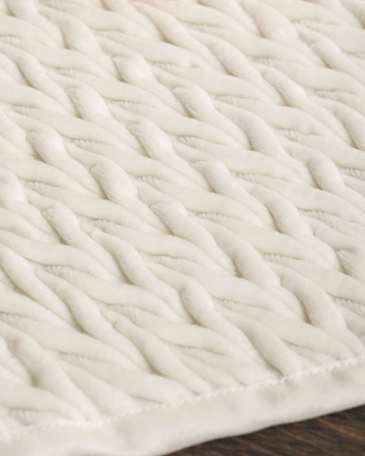 Balsam Hill White Plush Braid Tree Skirt Luxurious Christmas Setting