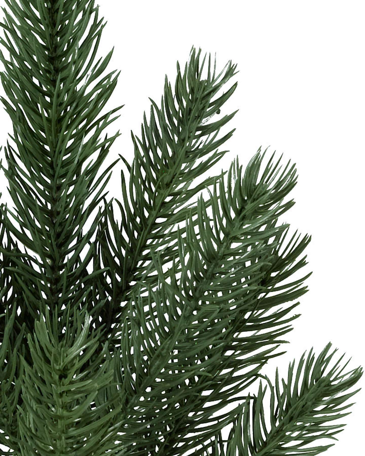 Balsam Hill Vermont White Spruce Flip Artificial Christmas Tree Detailed Closeup
