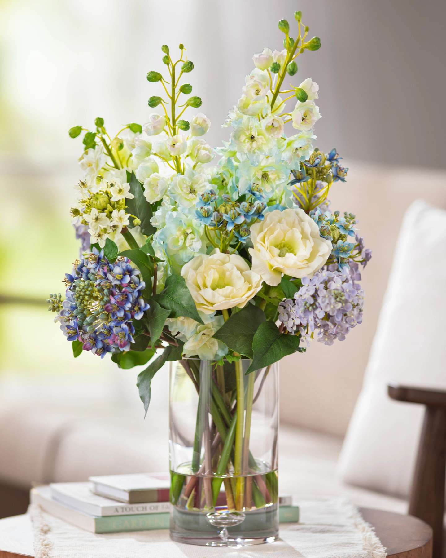 Balsam Hill Blue Viola Arrangement