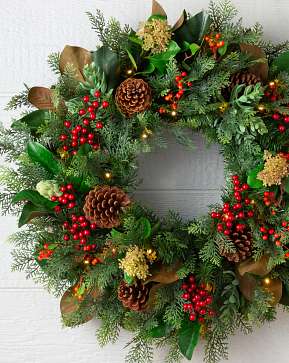 Outdoor Magnolia Ridge Wreath Outdoor Magnolia Ridge Wreath