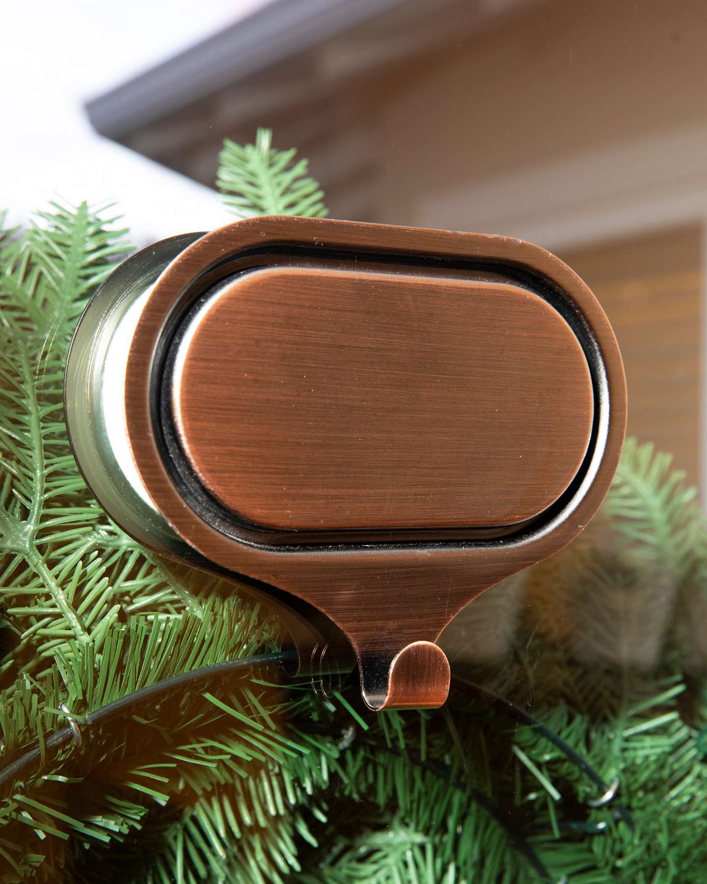 Balsam Hill Brass Magnetic Wreath Hanger Set of 2 Close-Up