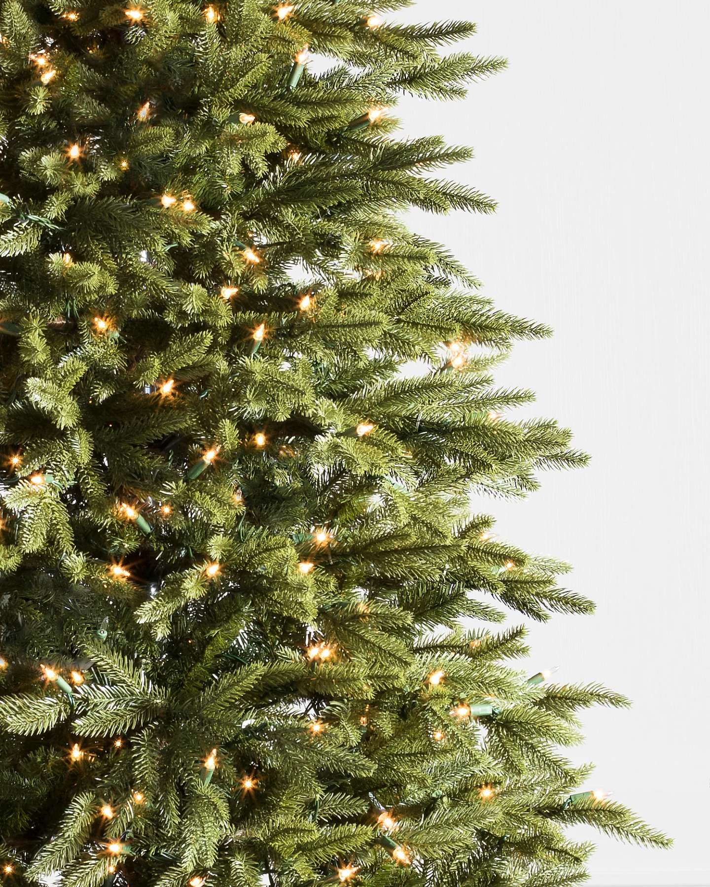 Silverado Slim Artificial Christmas Tree LEDCA by Balsam Hill Closeup 10
