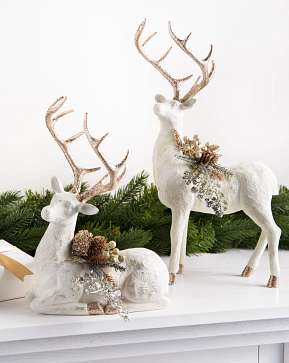 Winter Frost Tabletop Deer Winter Frost Tabletop Deer