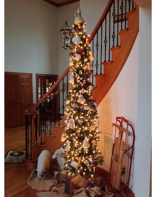 Pencil shop christmas tree