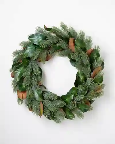 Magnolia Pine Wreath by Balsam Hill SSC