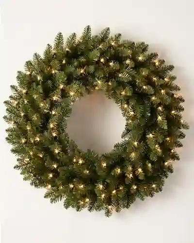 Berkshire Mountain Fir Wreath by Balsam Hill SSC 10