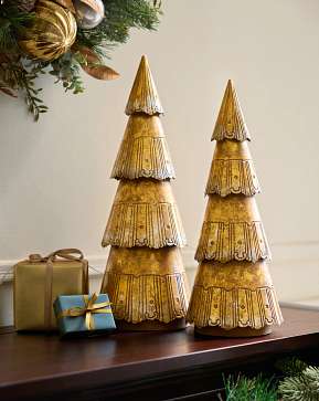 Bronzed Tabletop Tree Set Bronzed Tabletop Tree Set