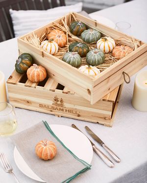 Image of Crate of Mini Pumpkins, Set of 12