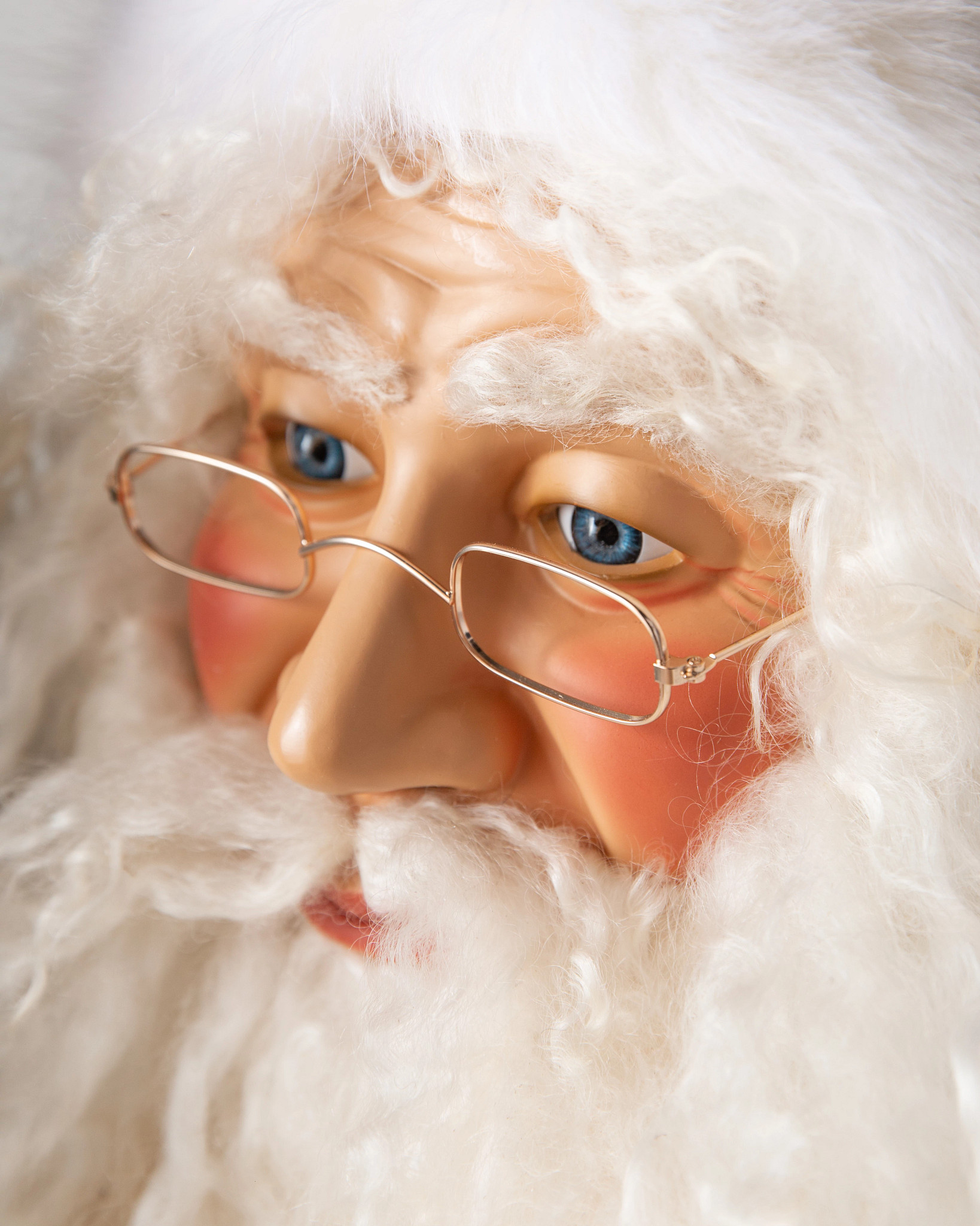 White Winter Frost Life Size Santa | Balsam Hill