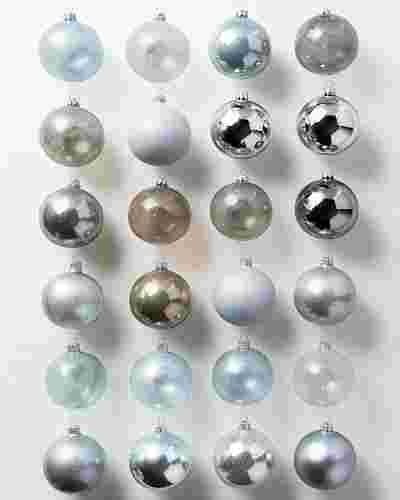 BH Essentials Silver Tonal Ornaments by Balsam Hill