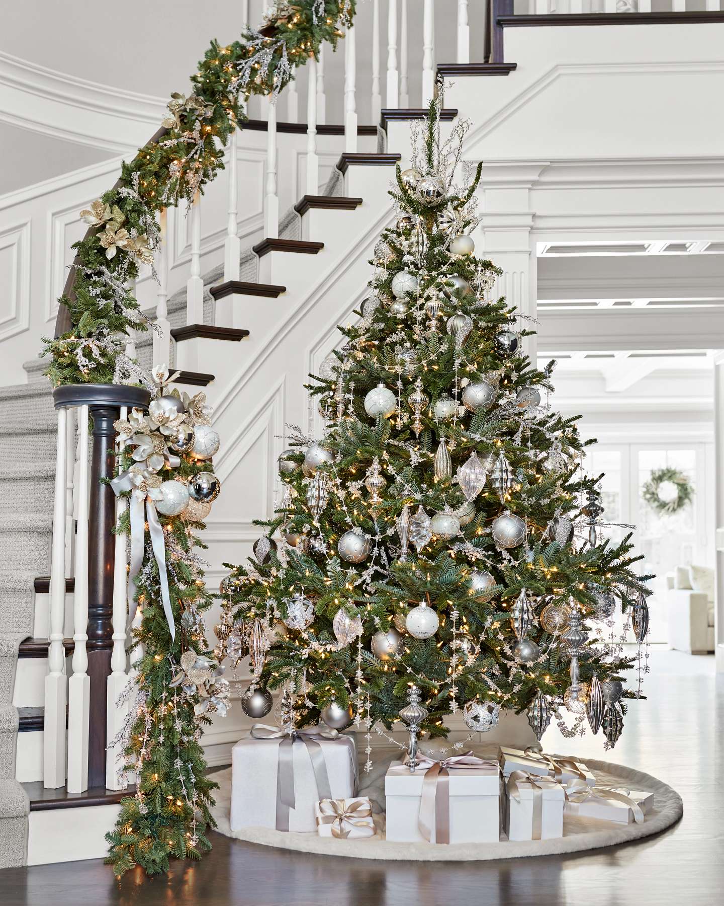 Balsam Hill New Nordmann Fir Tree Cosy Christmas Display