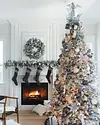 French Blue Velvet Christmas Stocking by Balsam Hill Lifestyle 10