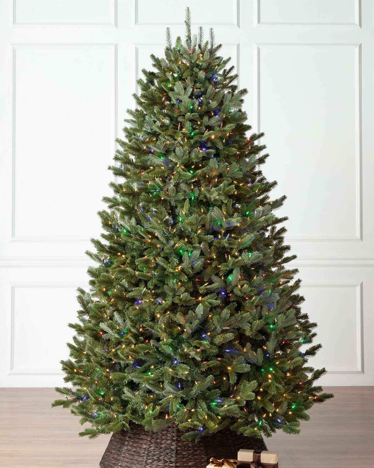 Balsam Hill BH Fraser Fir Flip Artificial Christmas Tree with Color+Clear LED Lights
