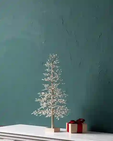 22in Crystal and Pearl Champagne Tree by Balsam Hill SSC