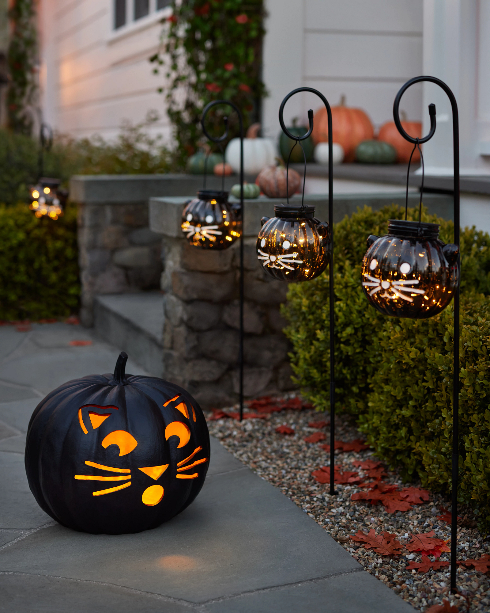 Solar Halloween Pathway Light Set