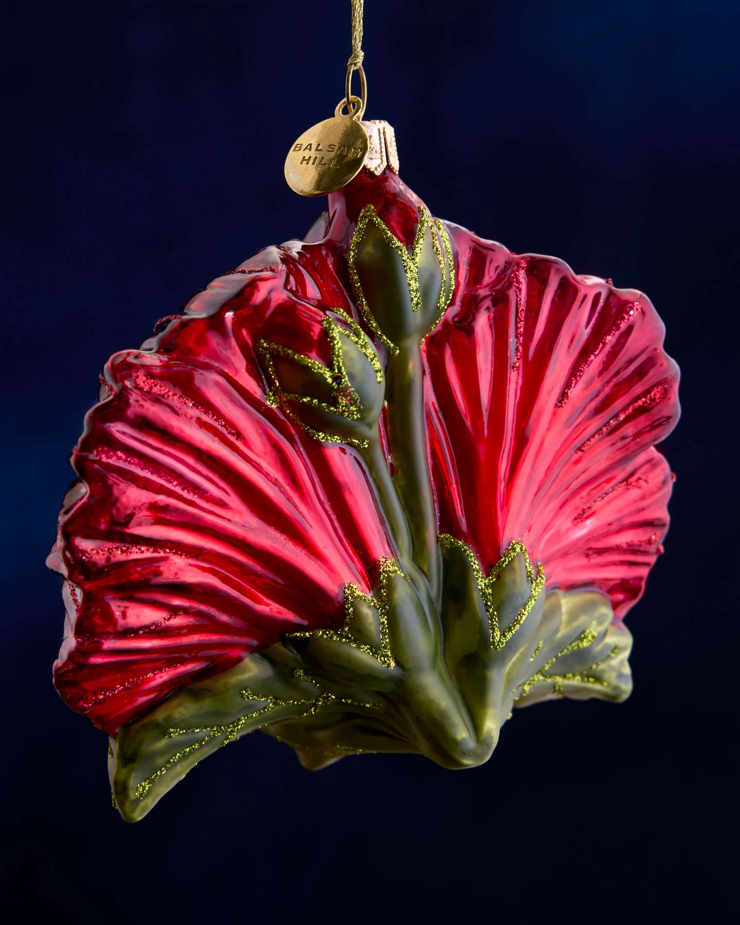 Balsam Hill Studio Red Hibiscus Ornament
