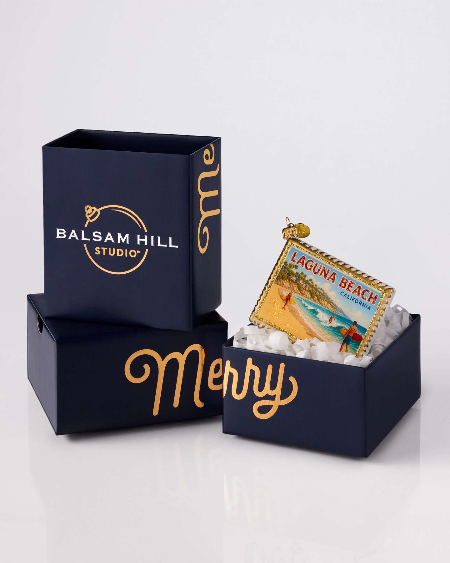 Balsam Hill Studio Laguna Beach Postcard Ornament