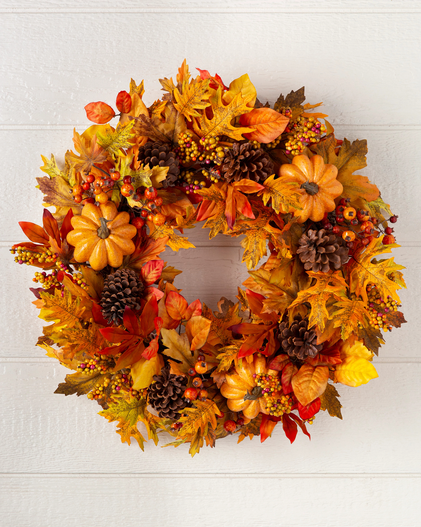 Outdoor Autumn Traditions Artificial Fall Wreath | Balsam Hill Outdoor Autumn Traditions Artificial Fall Wreath | Balsam Hill