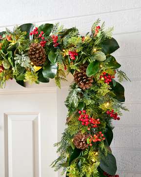 Outdoor Magnolia Ridge Garland Outdoor Magnolia Ridge Garland