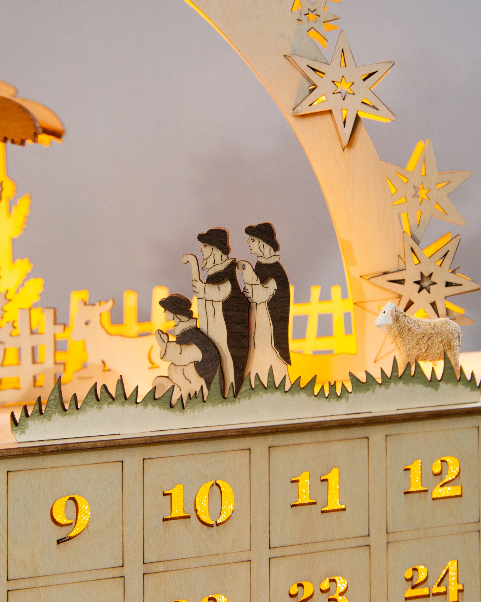 Calendrier de l'Avant Arbre de Noël 37cm