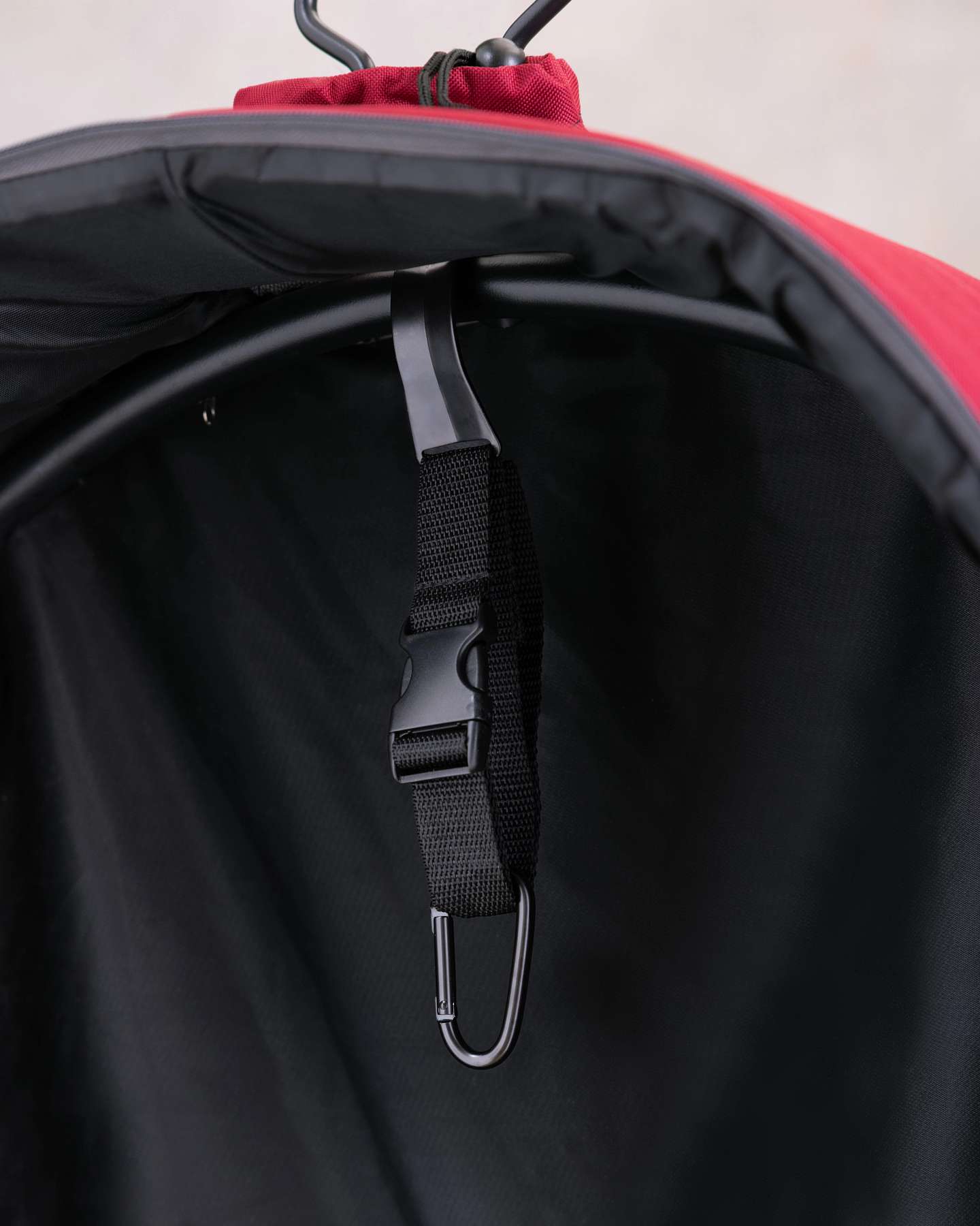 Double sac de rangement rouge pour couronne de Noël, 76,5 cm