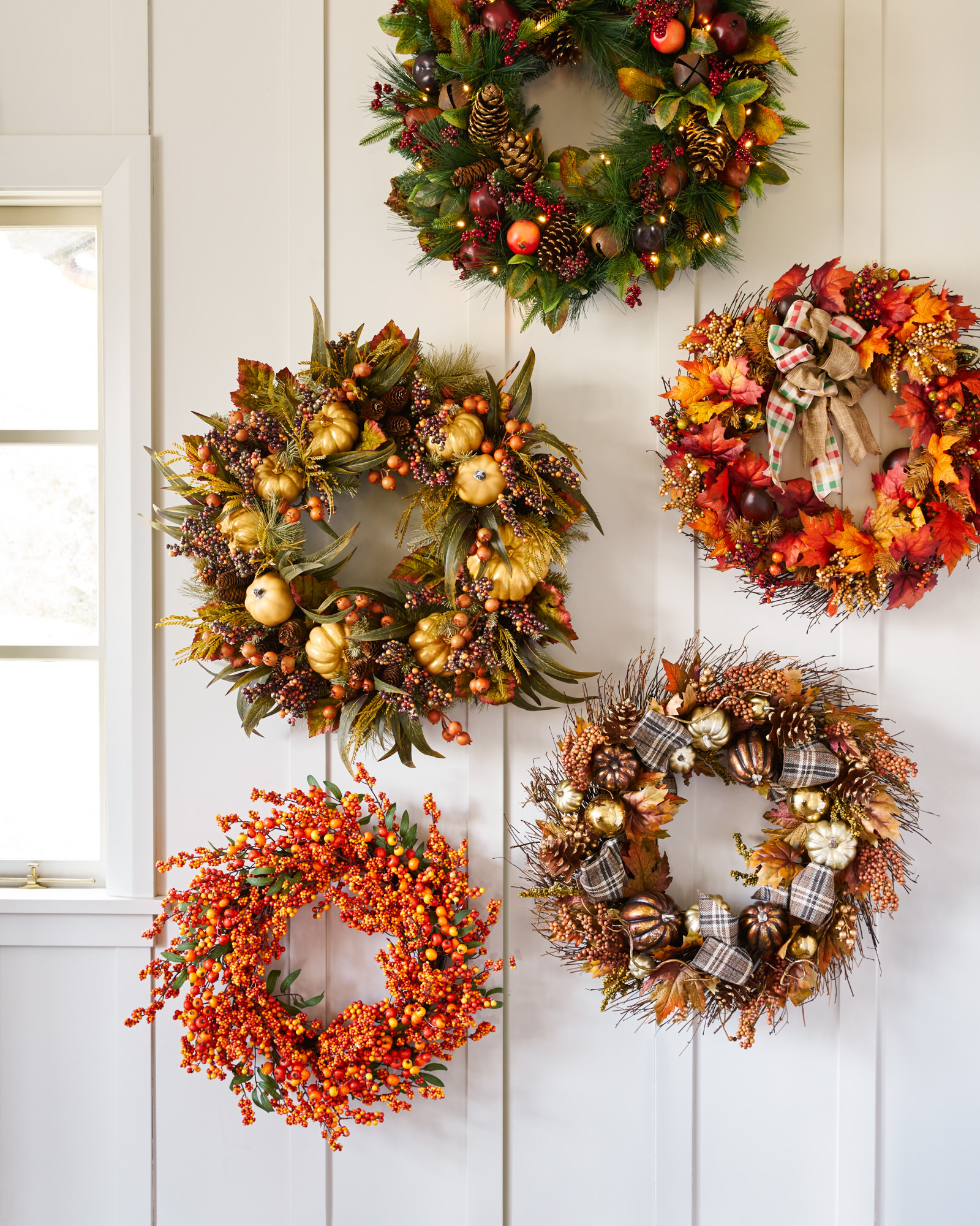 Fall Berry Artificial Wreath Balsam Hill