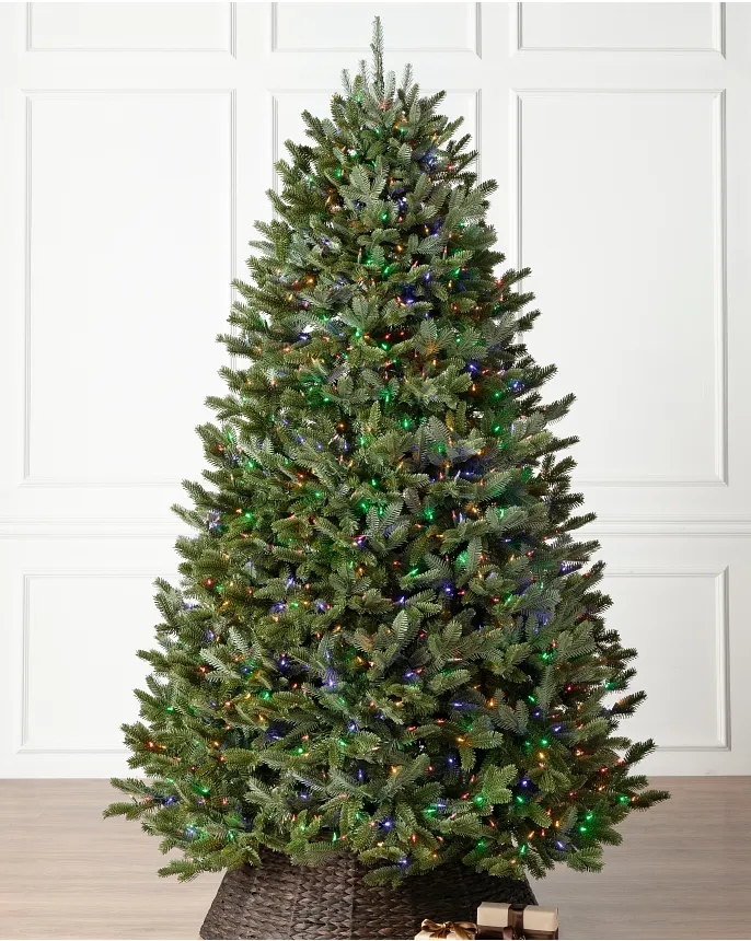 Pre lit multi colored christmas trees deals