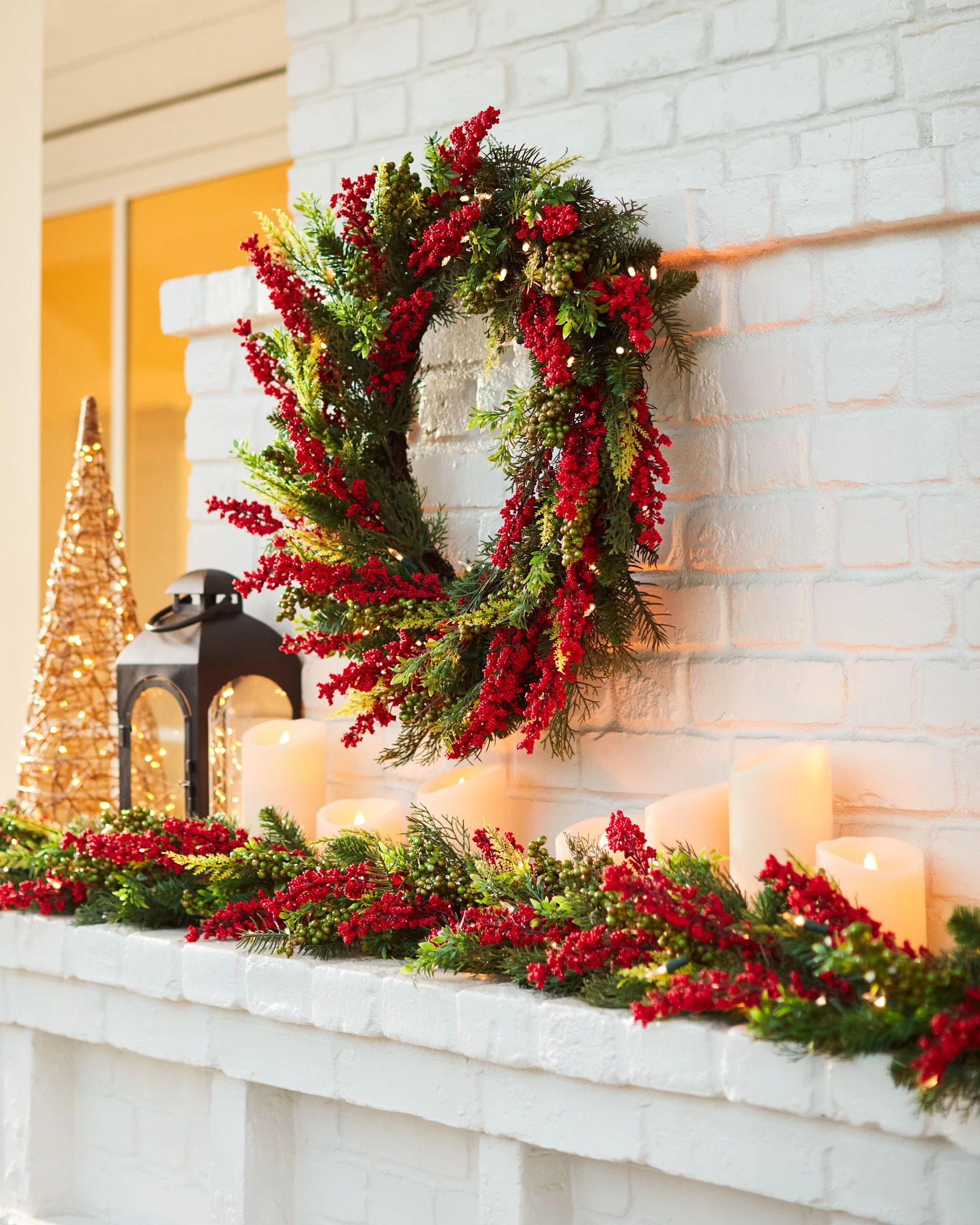 Outdoor Berry Burst Foliage by Balsam Hill