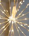 Silver Outdoor LED Starburst Lights by Balsam Hill Closeup 10