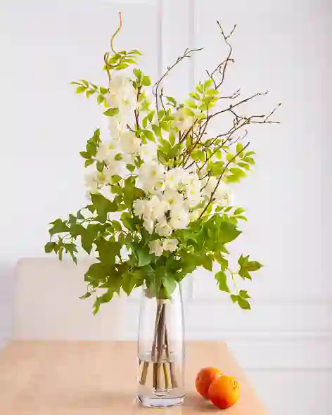 Ivory Cherry Blossom Floral Arrangement by Balsam Hill