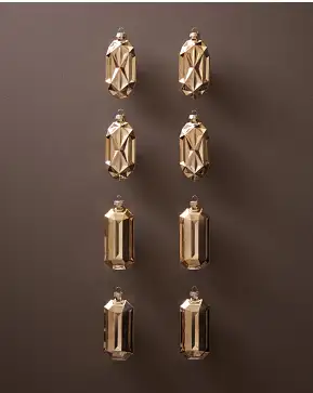 Regal Treasures Golden Glass Gemstone Ornament Set Regal Treasures Golden Glass Gemstone Ornament Set