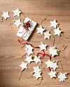 Nordic Frost Porcelain Star Ornaments Set of 24 by Balsam Hill Lifestyle 15