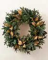 Gilded Leaf Magnolia Wreath by Balsam Hill SSC