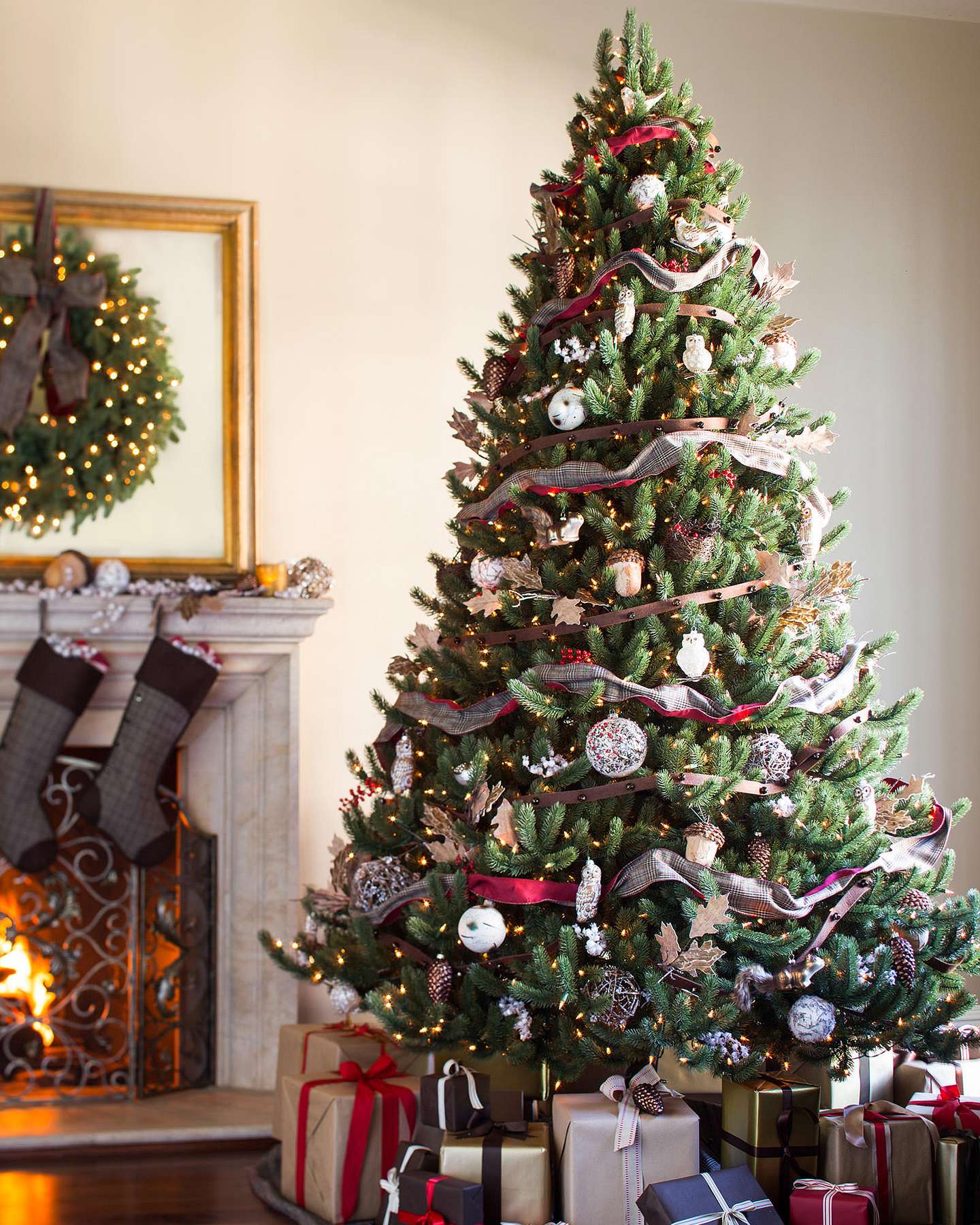 Balsam Hill Vermont White Spruce Artificial Christmas Tree with Twinkling Lights