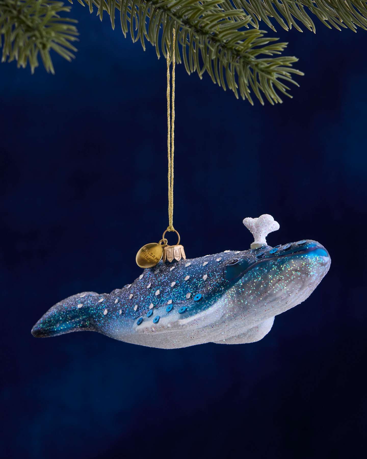 Balsam Hill Studio Humpback Whale Ornament