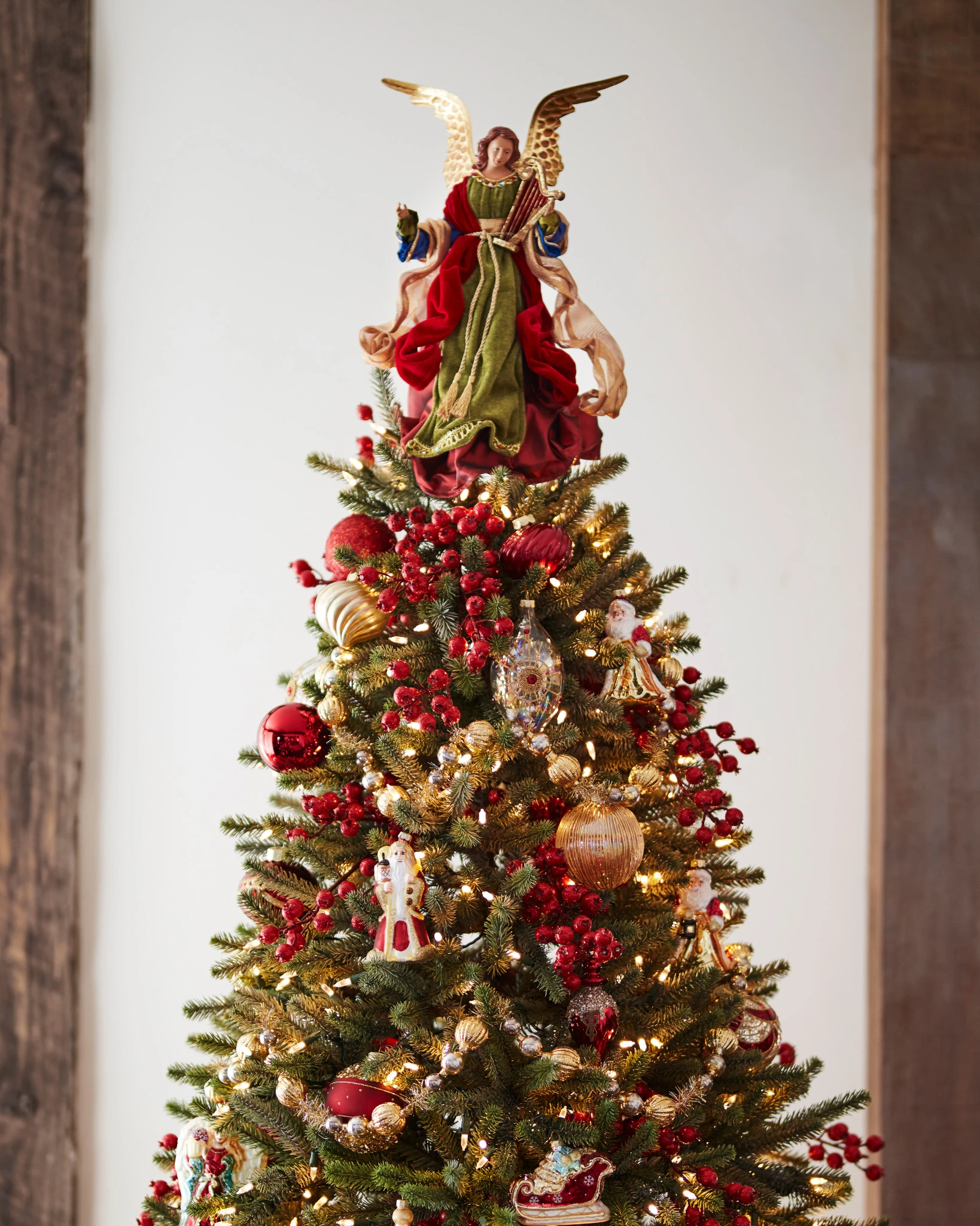 Sapin De Noël Artificiel 120 Cm - Épicéa Scandinave Réaliste Avec Support Bois Et Sac De Rangement - 6