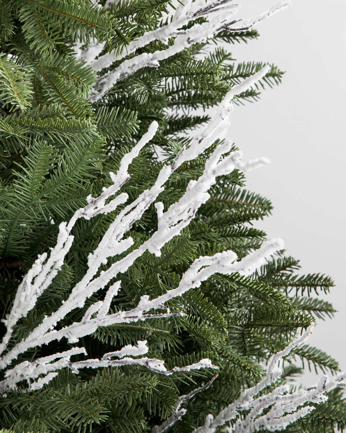 Balsam Hill Snowy Branch Artificial Christmas Tree Picks Set of 12 Product Showcase