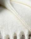 4ft x 6ft Ivory Mohair Throw by Balsam Hill Closeup 20