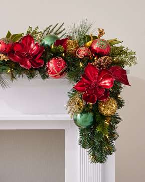 Outdoor Holiday Grandeur Garland Outdoor Holiday Grandeur Garland
