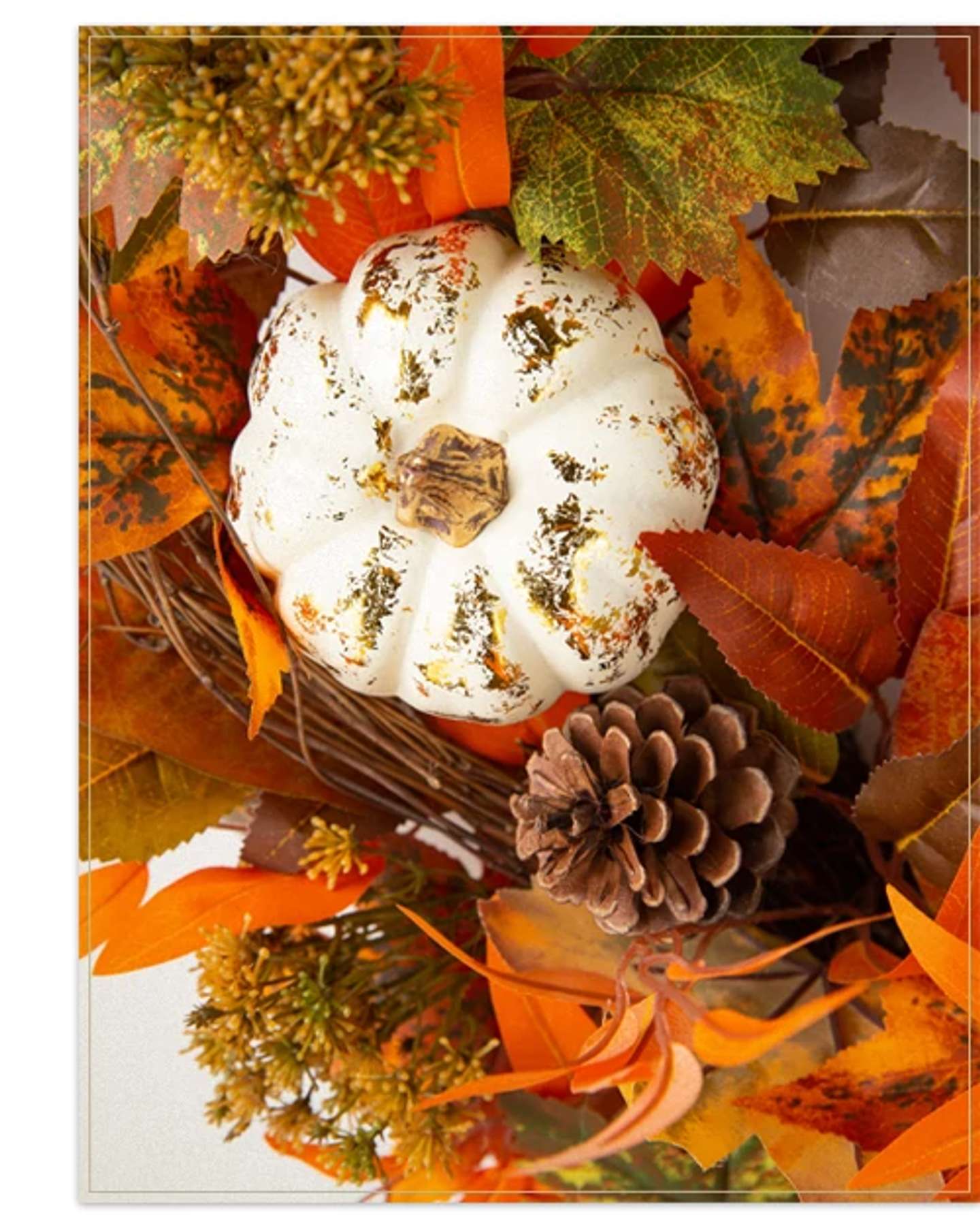 Balsam Hill Fall Medley Artificial Foliage Product Display