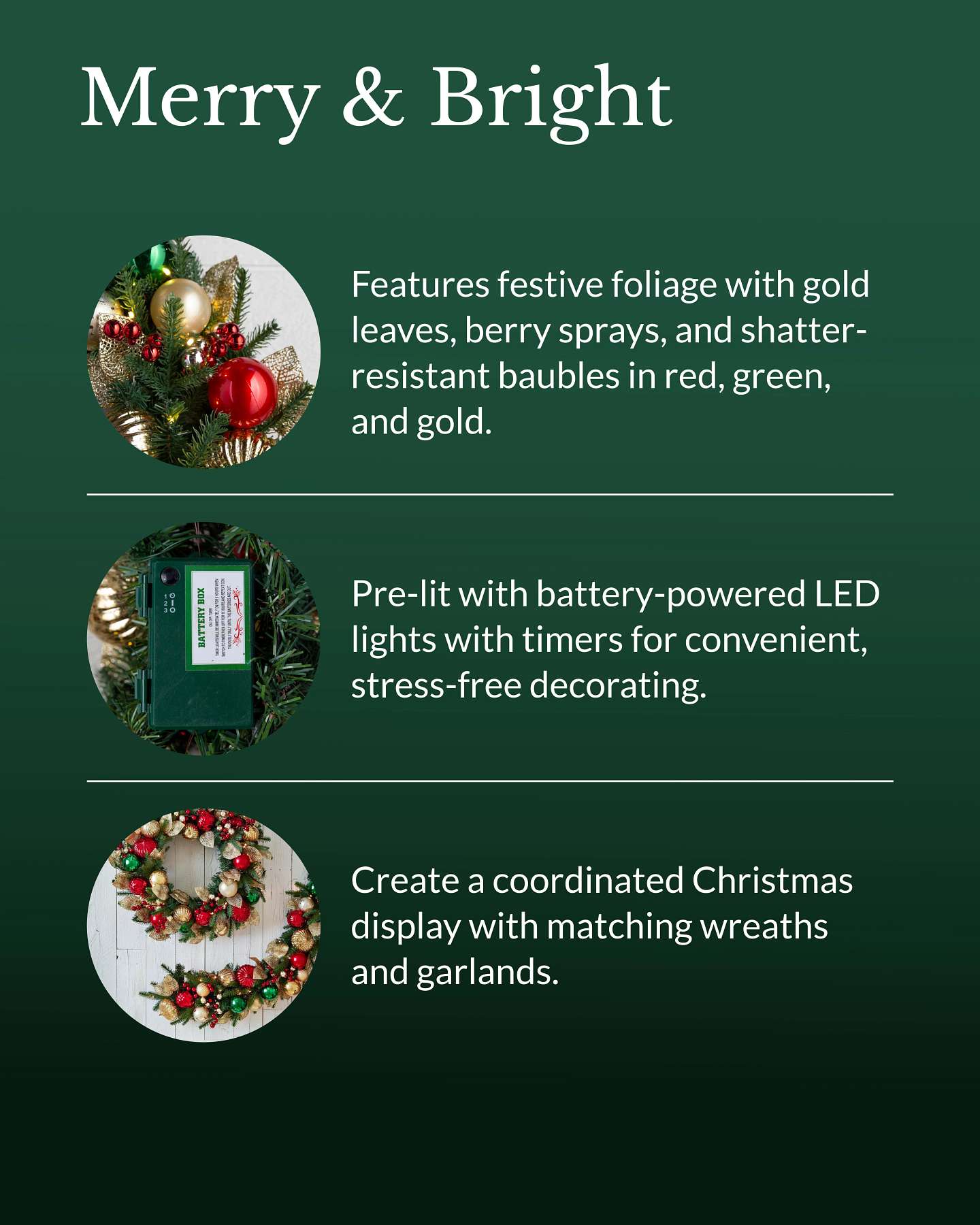 Merry & Bright Wreath