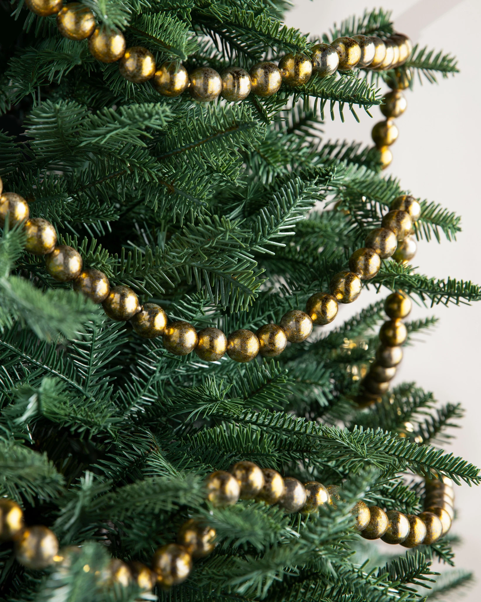 Crystal and Gold Christmas Tree Garland