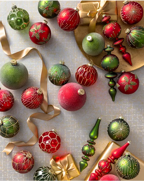 Grand Heritage Christmas Ornament Set | Balsam Hill Grand Heritage Christmas Ornament Set | Balsam Hill